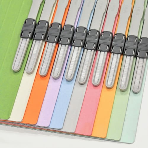 Plus PP flat file A4 vertical violet 10 books No.121P 98-292ÁE0