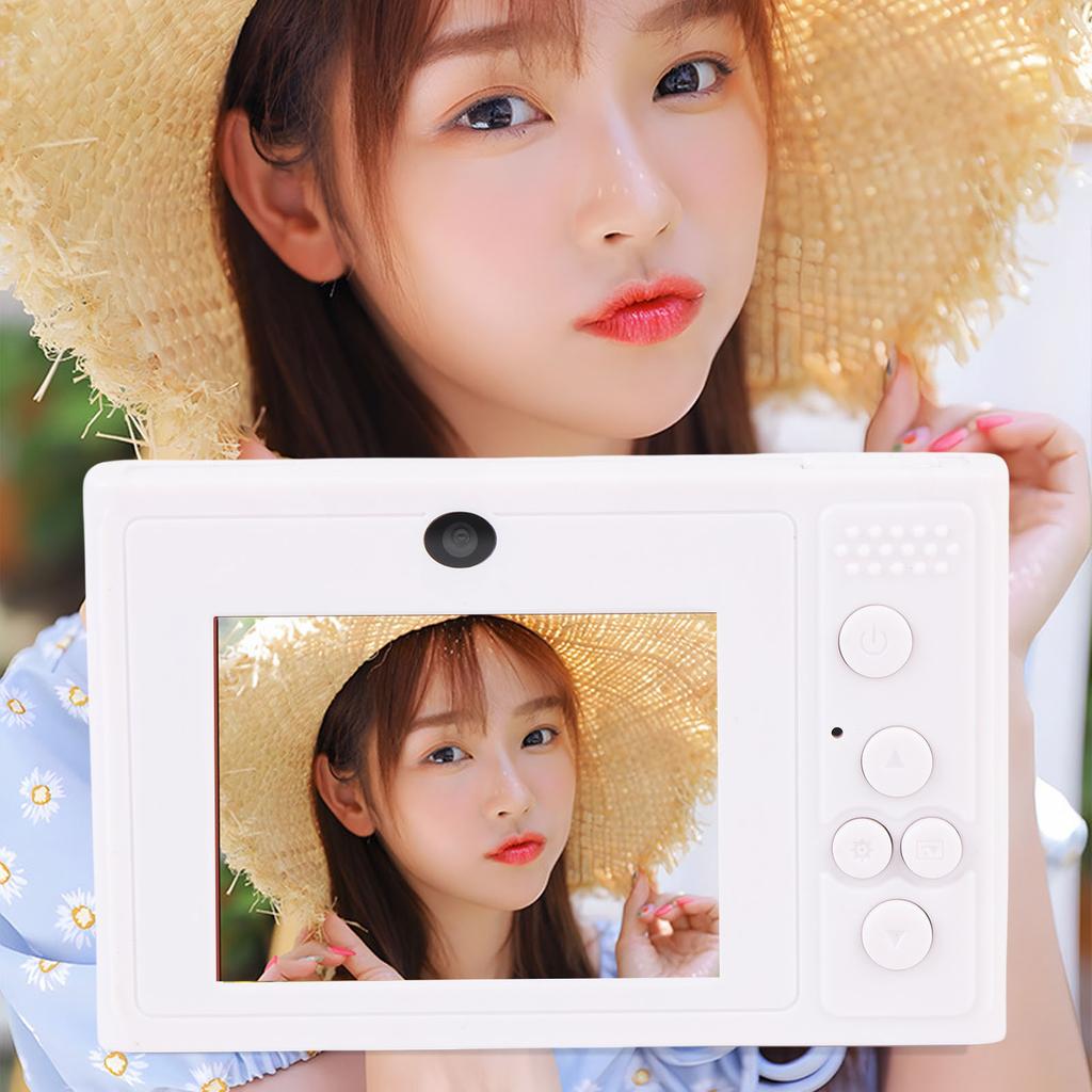 Digital Camera 48MP 1080P HD Multi Zoom Auto Mirrorless Camera with 2.4 Inch Screen for Travel Photography