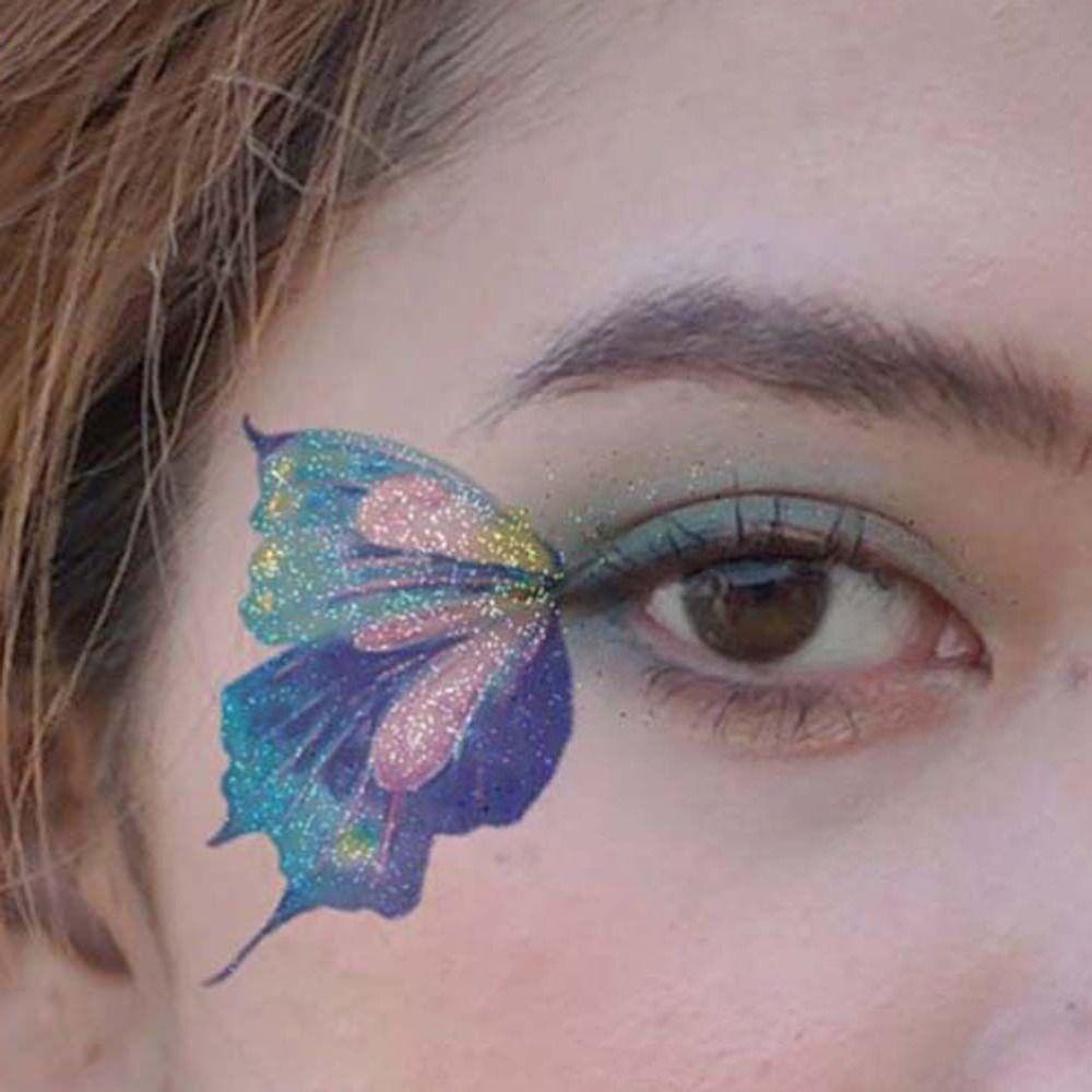Wrist Neck Butterfly Tattoo Stickers Wings Fake Tattoo Temporary Tattoos Flowers Tattoo Stickers