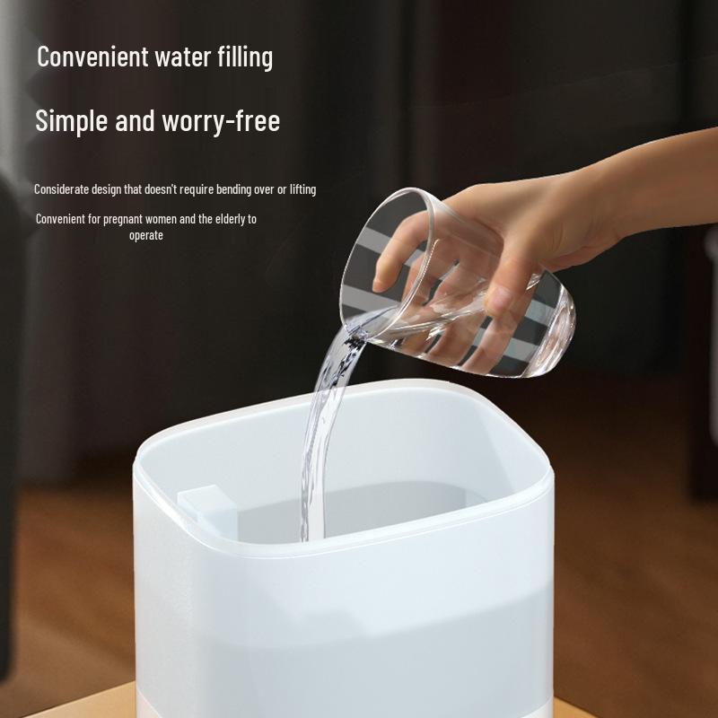 Dual Ultrasonic Mist Humidifier - 2L Capacity for Home, Bedroom, and Office