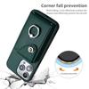 Applicable To iPhone16 Mobile Phone Case 15plus Card Wallet Ring Bracket Anti-drop Protective Case 17Pro