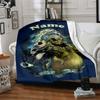 Custom Name The Nightmare Before Christmas Theme Printed Blanket - Perfect for Couch, Bed, Travel & Outdoor Use | Machine Washable, Cozy & Durable.