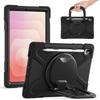 360 Rotating Stand Disk Hand Strap Pen Stylus Slot Silicone PC Tablet Case for Samsung Galaxy Tab S11 11 Inch Protection Case