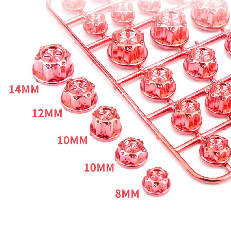 30PCS/Set Motorcycle Screw Cap Cover Head Body Decorative Engine Nut Bolt Caps Motorbike Accessories Universal