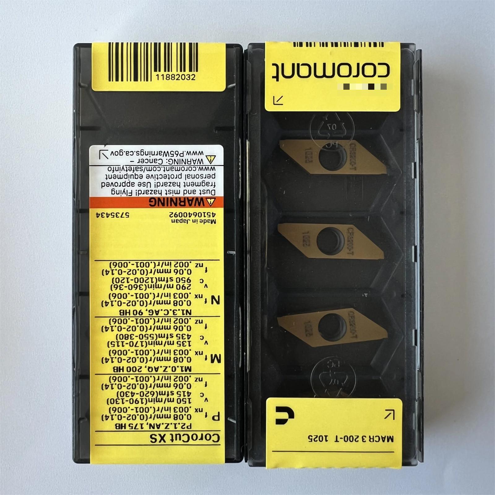 

MACR3200-T 1025 / Industrial indexable Carbide Inserts 10 Pcs