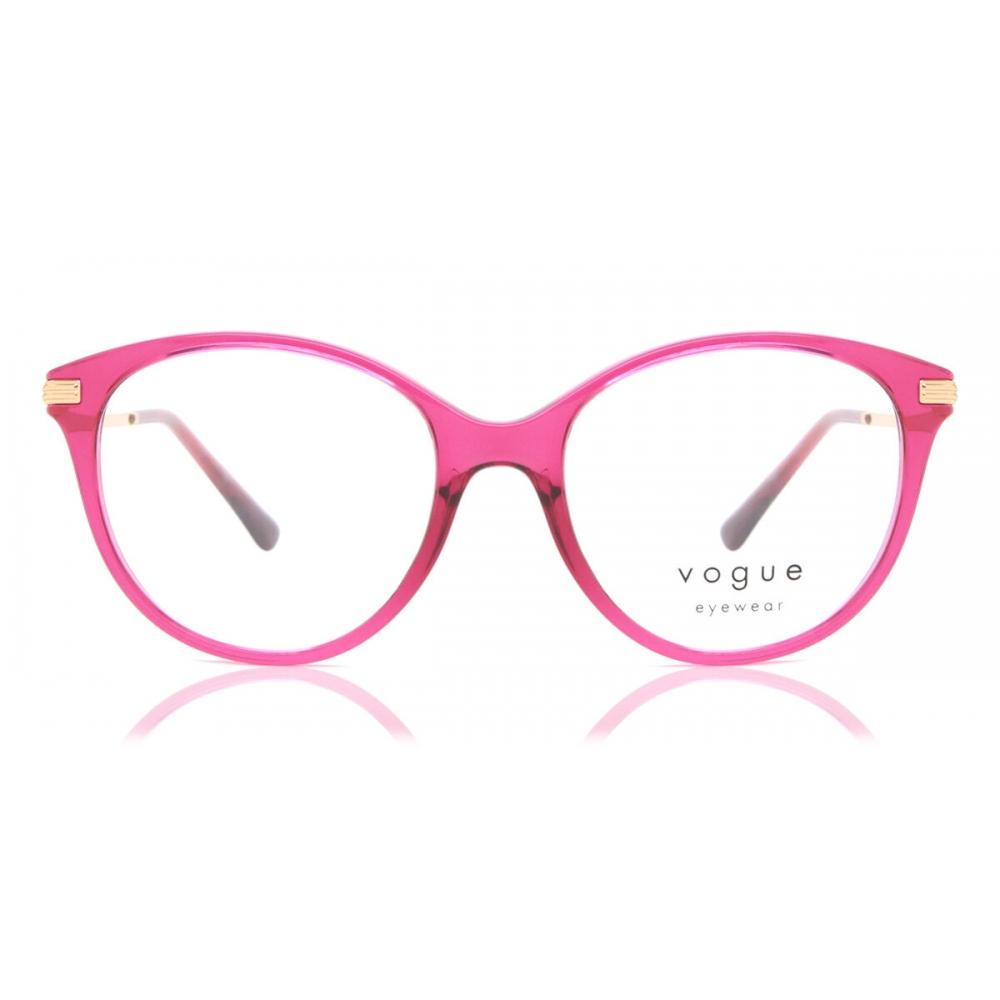 

Vogue Eyewear Vo5423 2987 Women Eyeglasses Transparent Fuchsia/51