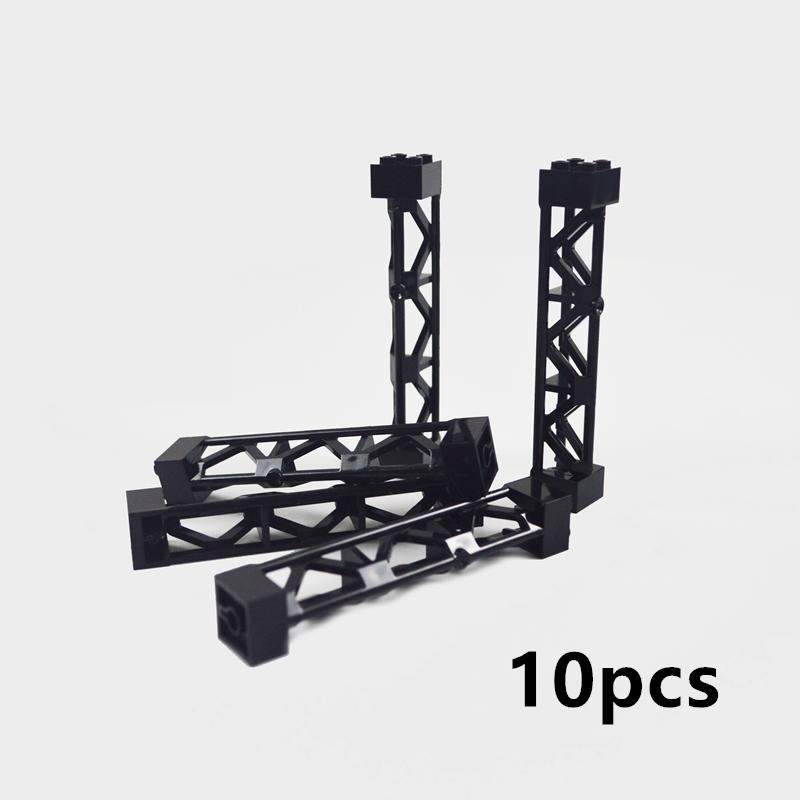 City Train Buffer Strar Stop Parts Train Station Building Blocks MOC Technical Creative Bridge Leduo Assembles Particles Toys
