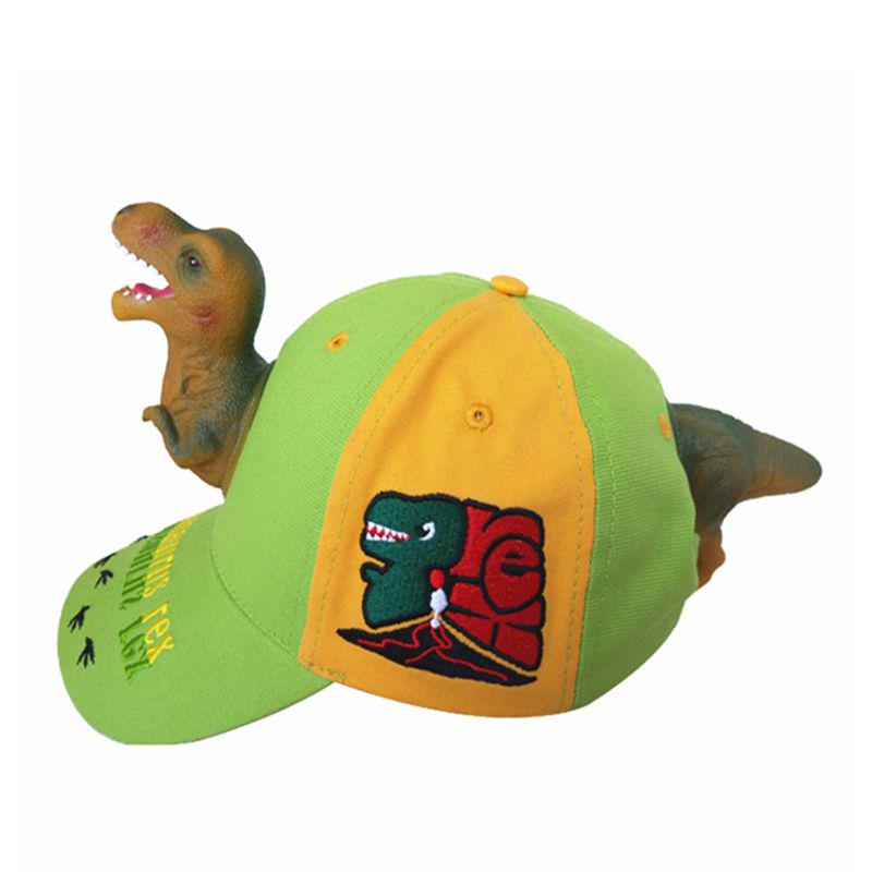Adult Children 3D Cartoon Fierce Dinosaur Cotton Baseball Funny for Sun for Protection Casual Sports Adjustable for Snapback