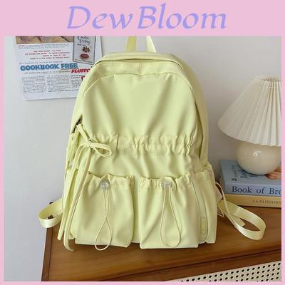 Cute Butterfly Knot School Backpack For Girls With Lightweight Waterproof Nylon For Middle School