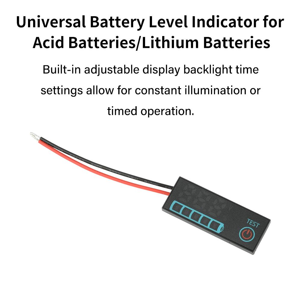 3S-14S DC7-55V Acid/Lithium Universal Battery Charge Indicator Board Battery Level Indicator Voltage Battery Charging Tester