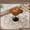 Compact Round Table: Ideal for Balcony, Living Room, or Business Meetings