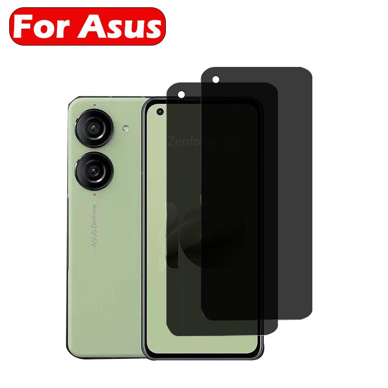 1-2PC Privacy Protection Glass For Asus Zenfone 10 8 9 Anti Spy Screen Protector For Zenfone 8 9 10 5g Glass