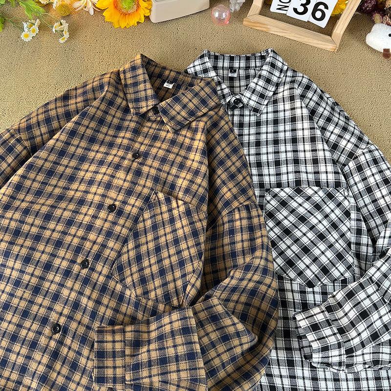 Cozy Up Men's Plaid Flannel Shirts Long Sleeve Regular Fit Button Down Causal Shirts