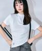 ZEROPLANET Diana Unbalanced Half Top [Ivory]