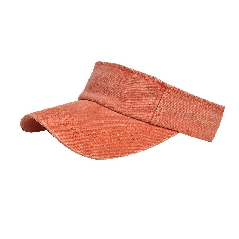 Unisex Korean Style Outdoor Washed Denim Baseball Cap with Sunshade
