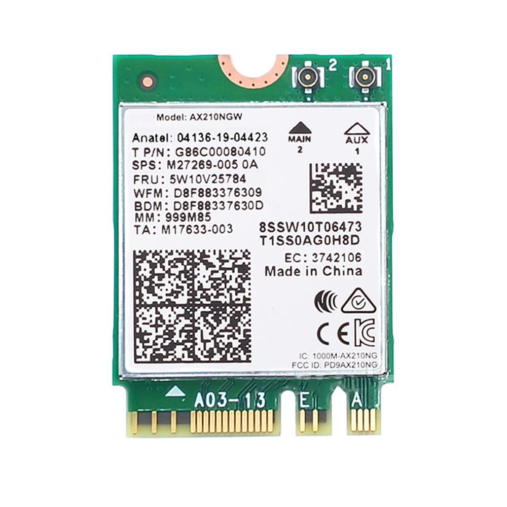 Tri-Band AX210NGW WIFI6E Wireless Network Card For NGFF M.2 802.11 A/B/G/N/AC/AX