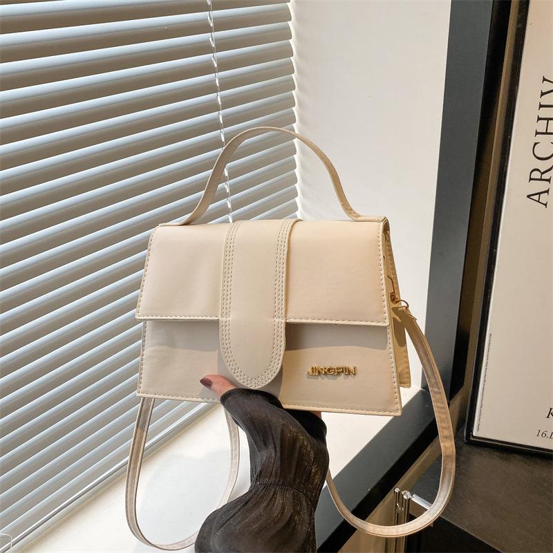 Versatile small square bag new high-end texture temperament portable shoulder bag trendy messenger bag women