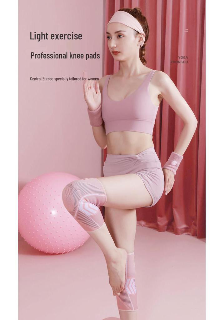 Women's Sports Knee Pads: Shock Absorbing Sleeve for Running, Dance, Basketball, and Fitness