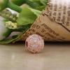 Sparkling Disc Double Charm 18K Gold Plated Plated Charm Bead Charms for Authentic Charm Bead Charms Bracelets Trinket copper Charm Bead for Women Jew