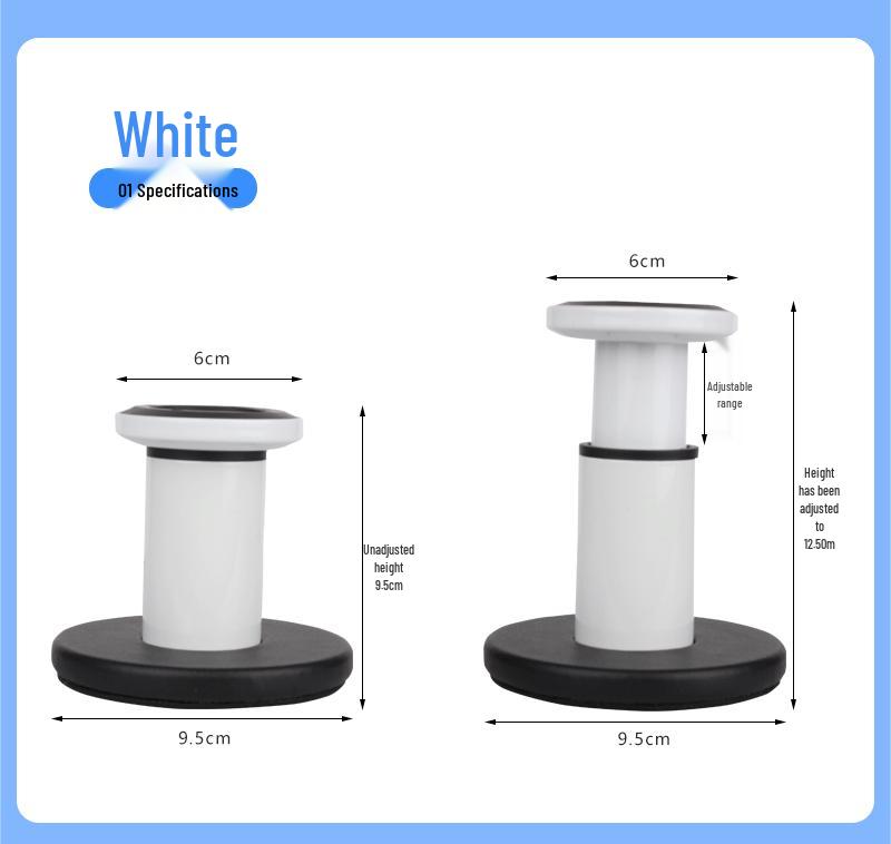 

Foldable, Non-slip Adjustable Support Leg for Tesla Model X/S Table 9.5x6x8.5cm белый