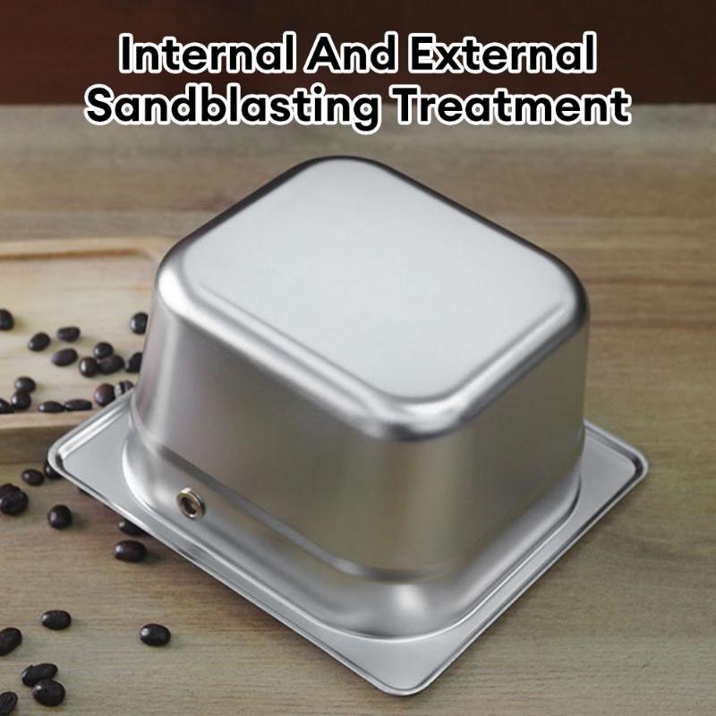 Coffee Knock Box Espresso Dump Bin for Barista Coffee Grind Anti-slip Espresso Dump Bin Grind Waste Bin Coffee Grounds Bucket