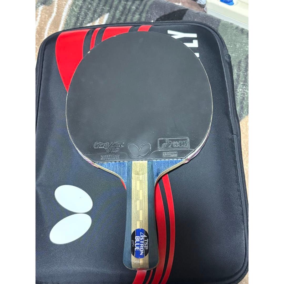 Used Butterfly table tennis racket with rubber