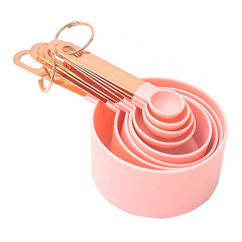 8Pieces Stainless Steel Measuring Cups Measuring Spoons Set Kitchen Measuring Tool Suitable for Baking and Cooking