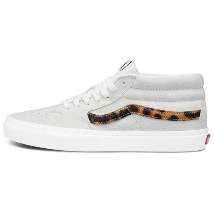 Vans Sk8-Mid Retro Mid-Top Casual Canvas Shoes Unisex White Men s VN0A3WM3033 EU 35