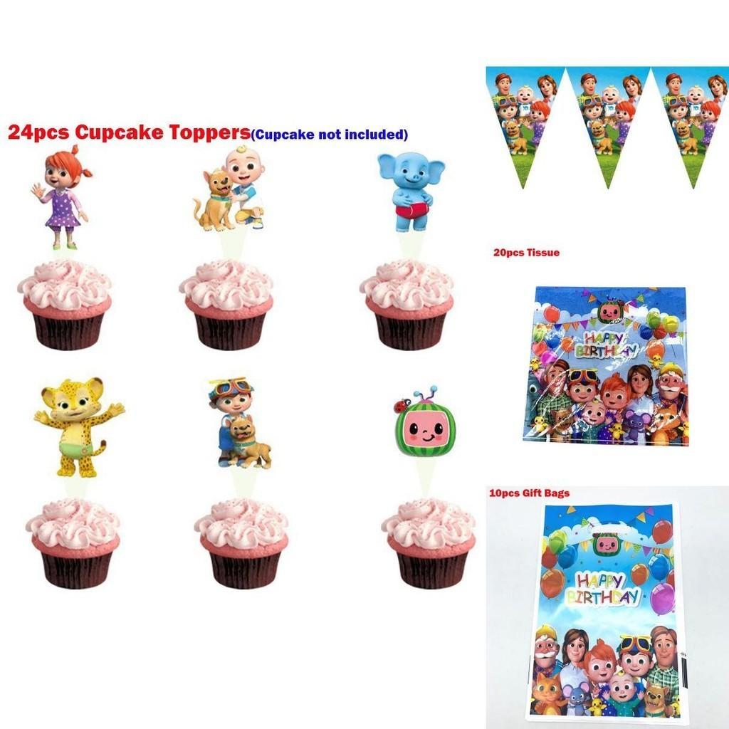 Forniture Colorate per Feste di Compleanno per Bambini con Piatti Allegri e Striscioni Felici