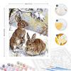 Rámová malba podle čísel Sady pro dospělé Sady Králík Dárek Sníh Krajina Ruční práce Obraz Pro domácí dekorace 40x50