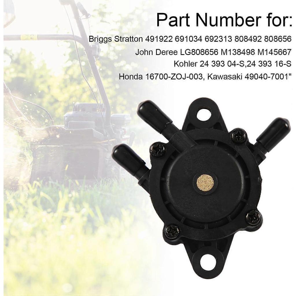 Fuel Pump Kit with Filter, Fuel Pump for Kohler 17HP - 25 HP Briggs and Stratton