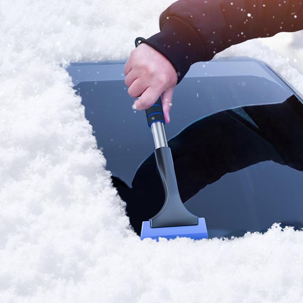 Extendable Ice Scraper with Sponge Handle Car Snow Scraper Ergonomic Car Snow Shovel Windscreen Protection Accessories
