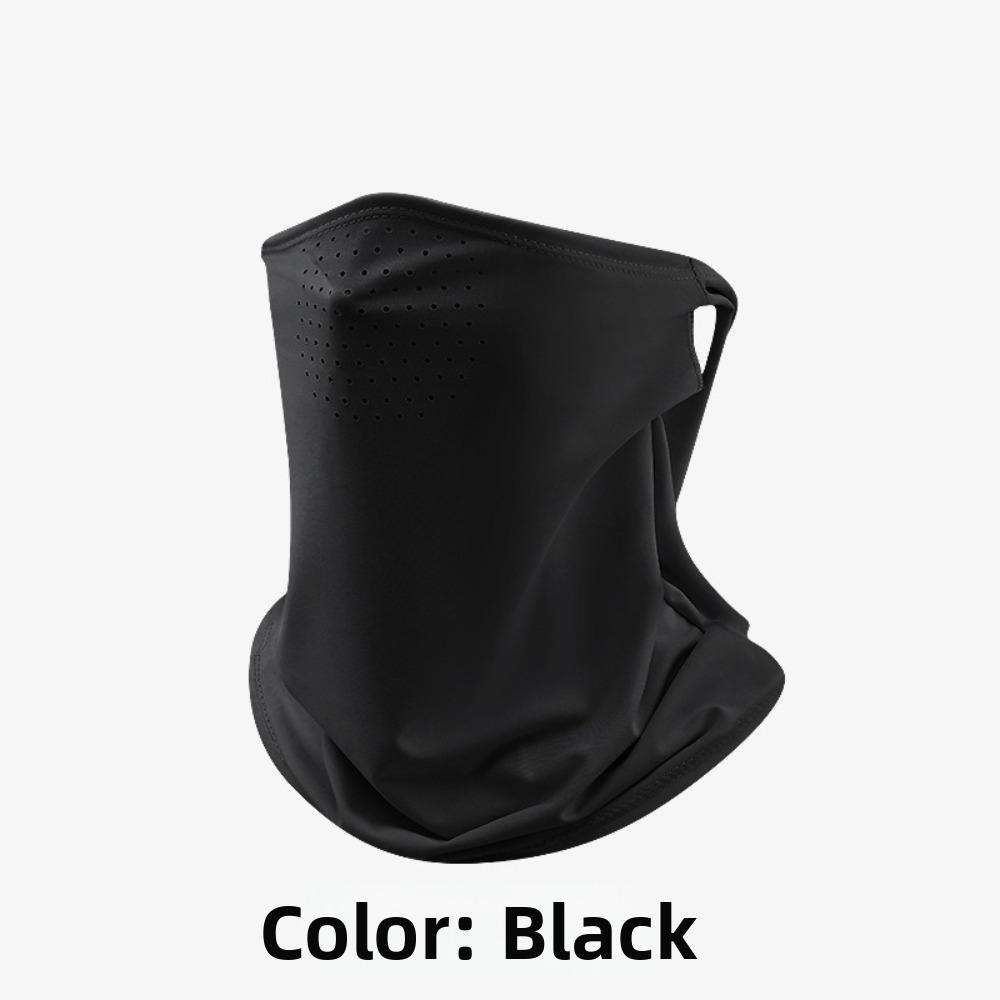 

Multifunctional Triangle Face Scarf Ice Silk Neck Gaiter New Sport Bandana for Running чёрный