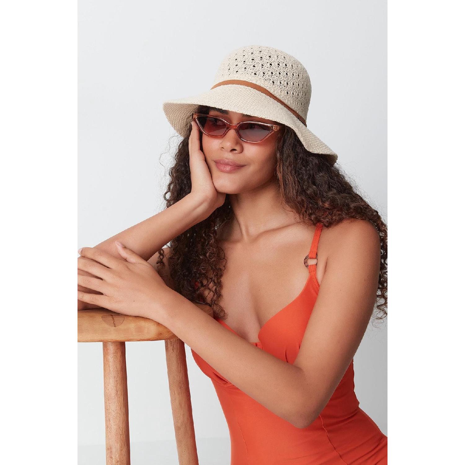 

Мерсеризованная пляжная шляпа T24740-15 Medium Beige 57 - 58