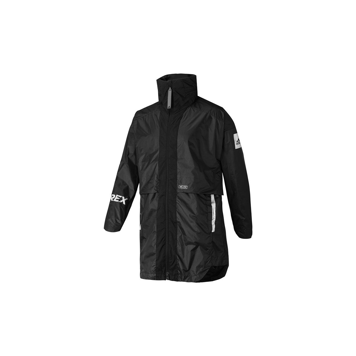 adidas Myshelter W.r Rico-lee Crossover Outdoor Sports Stand Collar Jacket Black Men s GN1892 L