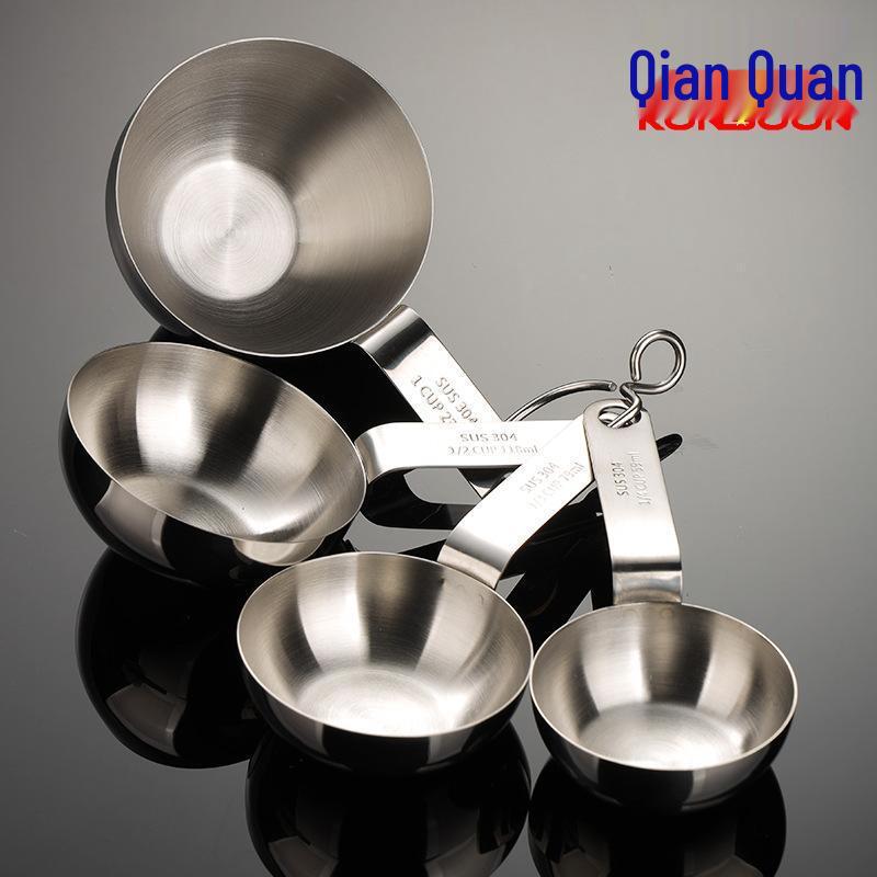 Qianxing 304 Stainless Steel Baking Measuring Cup Set