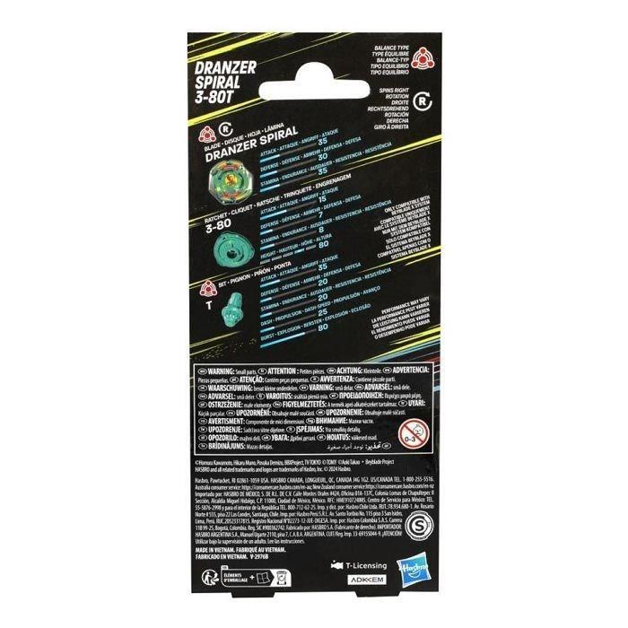 Beyblade X Starter Pack Dranzer Spiral 3-80t Anniversary X-over and Launcher, Detachable Top, Toys for Children from 8 Years