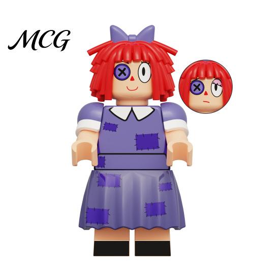 Anime Figure Kit 8Pcs Cartoon Circus Character Figure, PVC Animation Inspired Model, Collectible Figurine Desk Decoration for Home Office, Gift