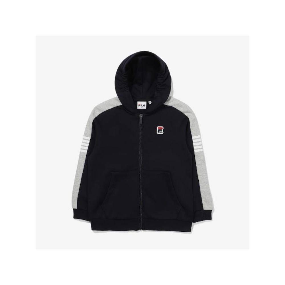 

[fila Kids] Детская толстовка с капюшоном на молнии с 5 линиями Fk2fte3101x Ina q0zFk2fte3101xIna INKNAVY/120
