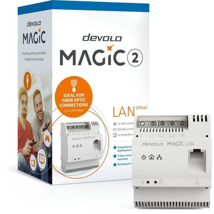 DEVOLO Magic 2 LAN DINrail - Module CPL sur rail DIN 2400 Mbits/s