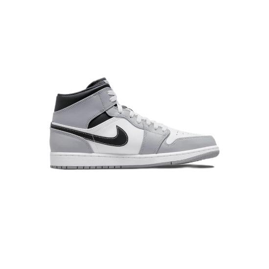 Jordan Air Jordan 1 Mid "Light Smoke Grey" 554724-078 Men's Sizes