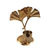 Exquisite Nordic Candle Holder Light Luxury Metal Candlestick Ginkgo Candle Holder  Living Room