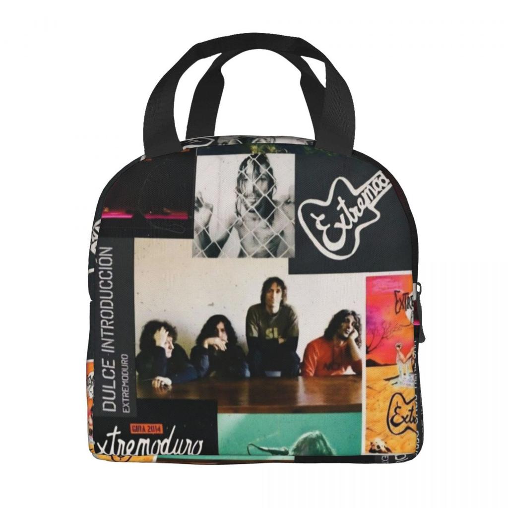 Extremoduro Album Rock Band Thermal Insulated Lunch Bags for Travel Portable Food Bag Container Thermal Cooler Lunch Boxes