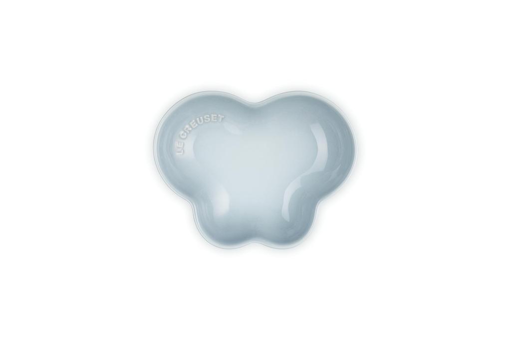 Le Creuset Sphere Butterfly Silver Heat and Cold Microwave and Oven Perfect As a Gift or Celebration Japanese Dish, Small, Blue, Resistant, Safe,