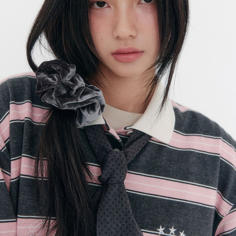 

zeezeezee Бархатная резинка для волос _ 4 цвета black