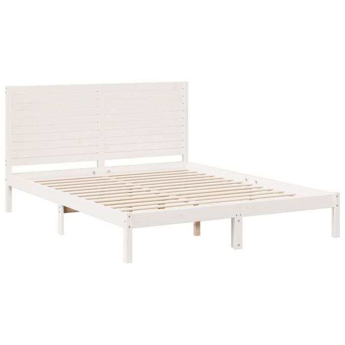 VidaXL Extra Long Bed Frames Without Mattress 160x220 Cm Solid Wood 3309316