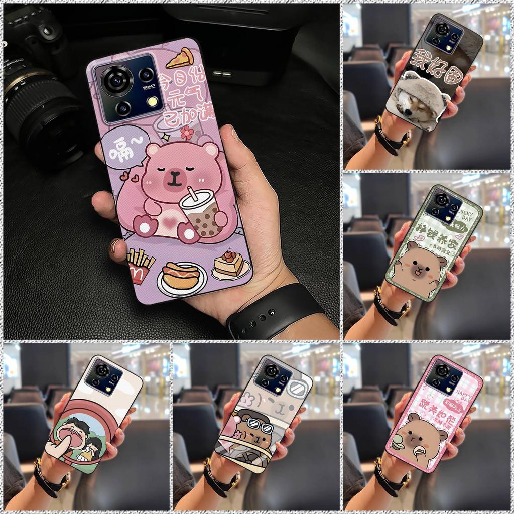 Graffiti Fashion Design Phone Case For ZTE Blade V50 Vita Silicone Protective Cute Durable Shockproof TPU Phone Pouch