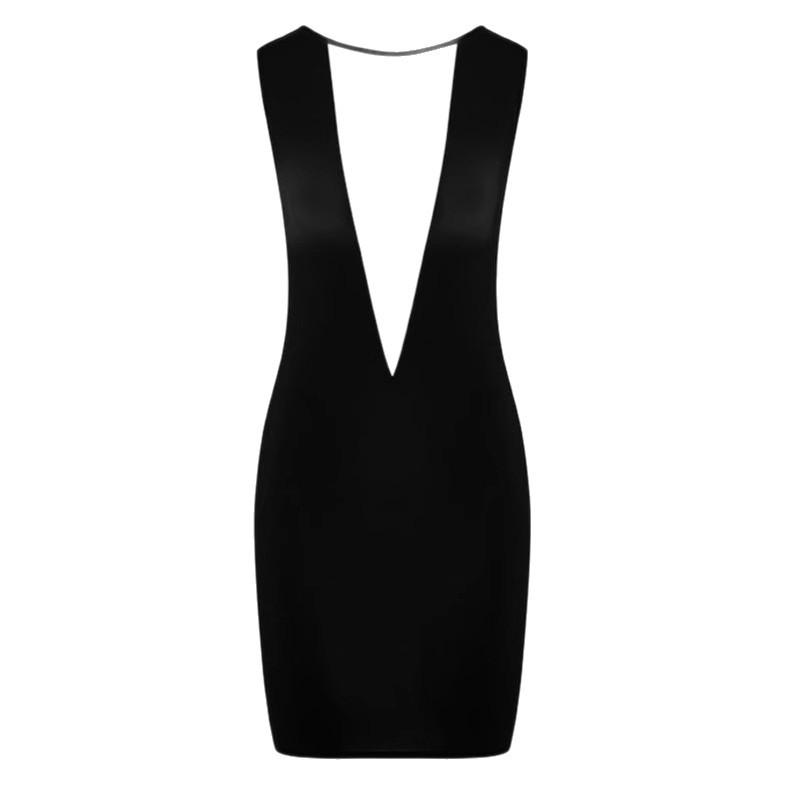 2025 Summer European & American Women's Halter Strap Dress - Fashionable, Sexy Nightclub Style with Open Back & Hip-Hugging Design
