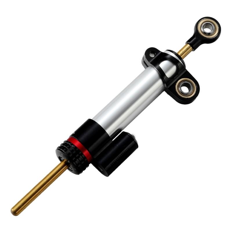 Motorcycle Steering Damper With Adjustable Shock Absorption Lightweight Aluminum Construction Fit For Precise Handling