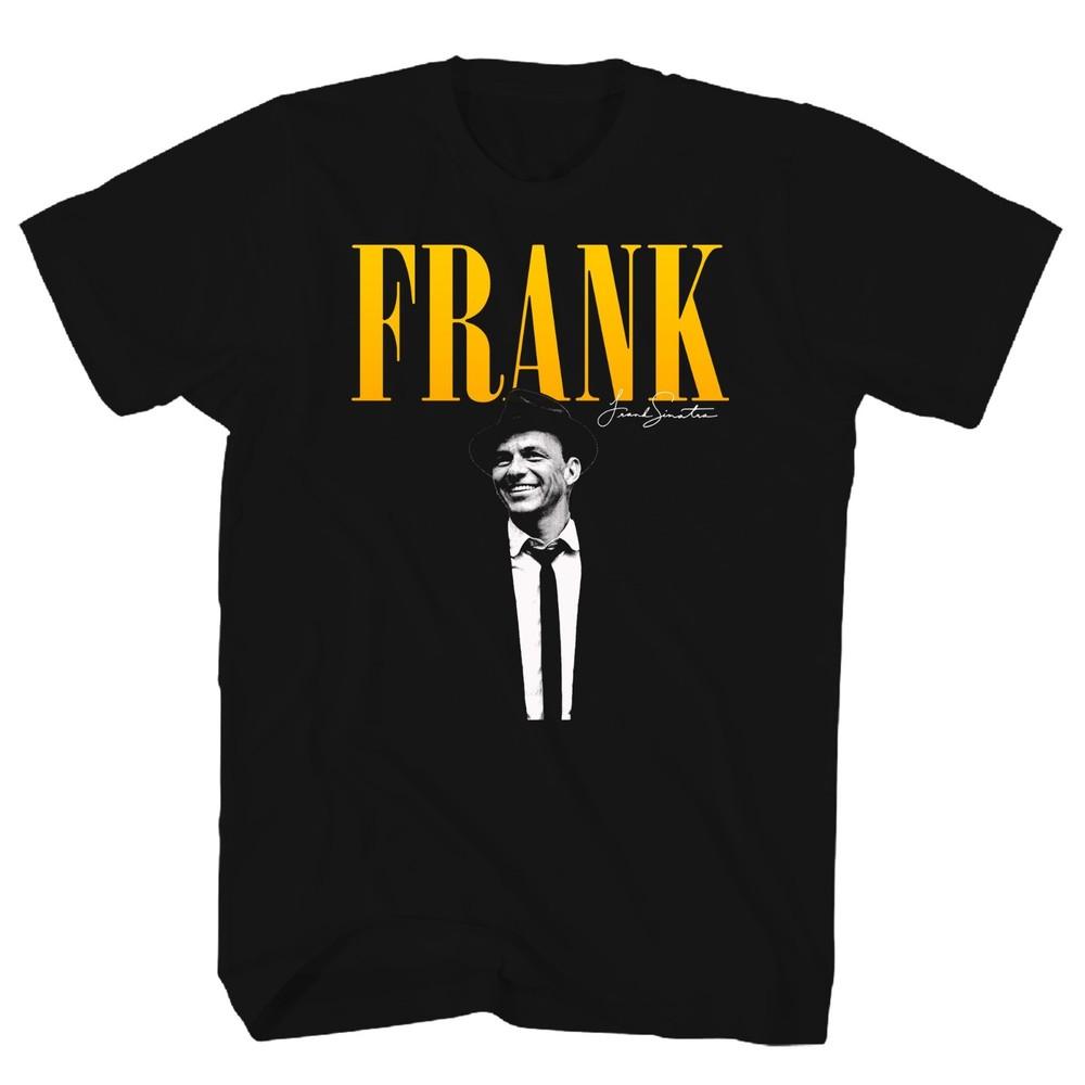 Frank Sinatra Signature Mens T Shirt Music Classic Band Concert Tee New Black Unisex T-Shirt